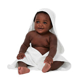 Baby Hooded Towel - Classic - Wishful White