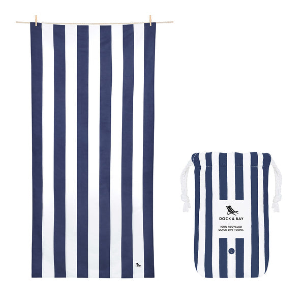 Sand Free & Quick Drying Towel - Whitsunday Blue