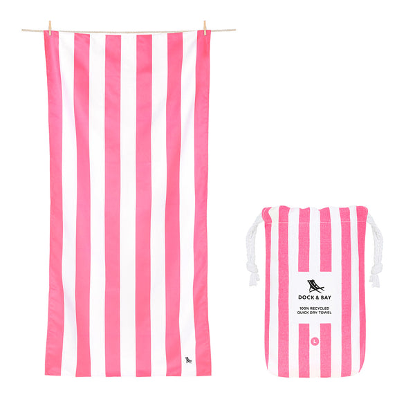 Sand Free & Quick Drying Towel - Phi Phi Pink