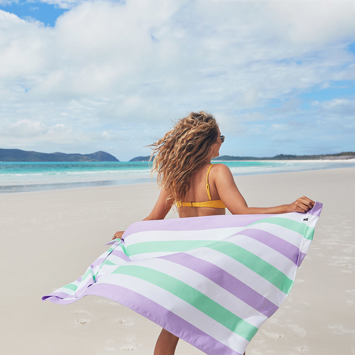 Sand Free & Quick Drying Towel - Lavender Fields