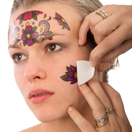 Halloween Face Tattoo
