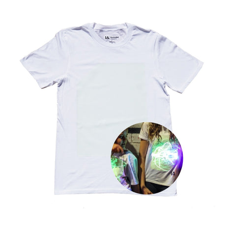 Interactive Glow In The Dark T-Shirt - White/Green