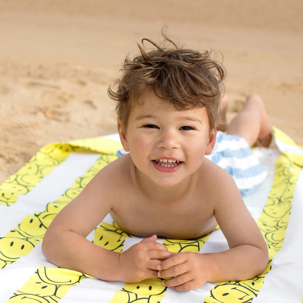 Quick Dry & Sand Free Towels - Kids - Smiley