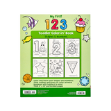 123: Shapes + Numbers Toddler Coloring Book