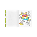 123: Shapes + Numbers Toddler Coloring Book