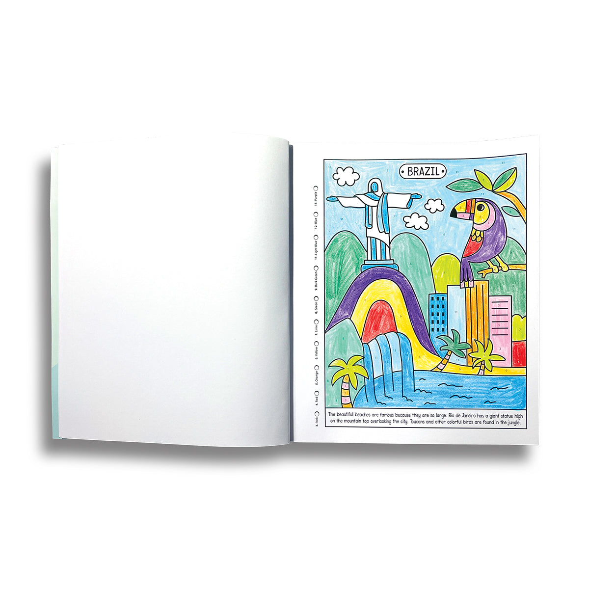 Color By Numbers Coloring Book- Wonderful World