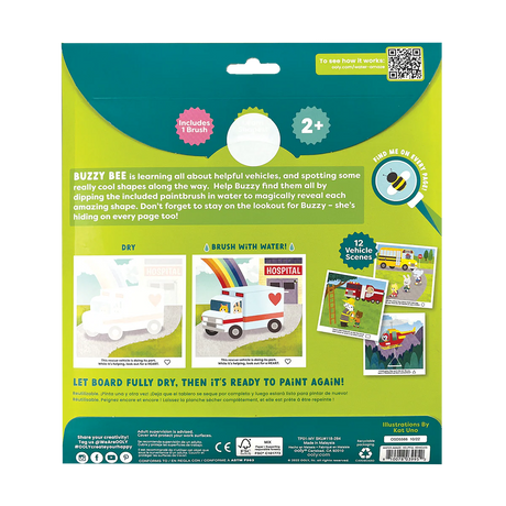 Water Amaze Water Reveal Boards - Helpful Vehicles