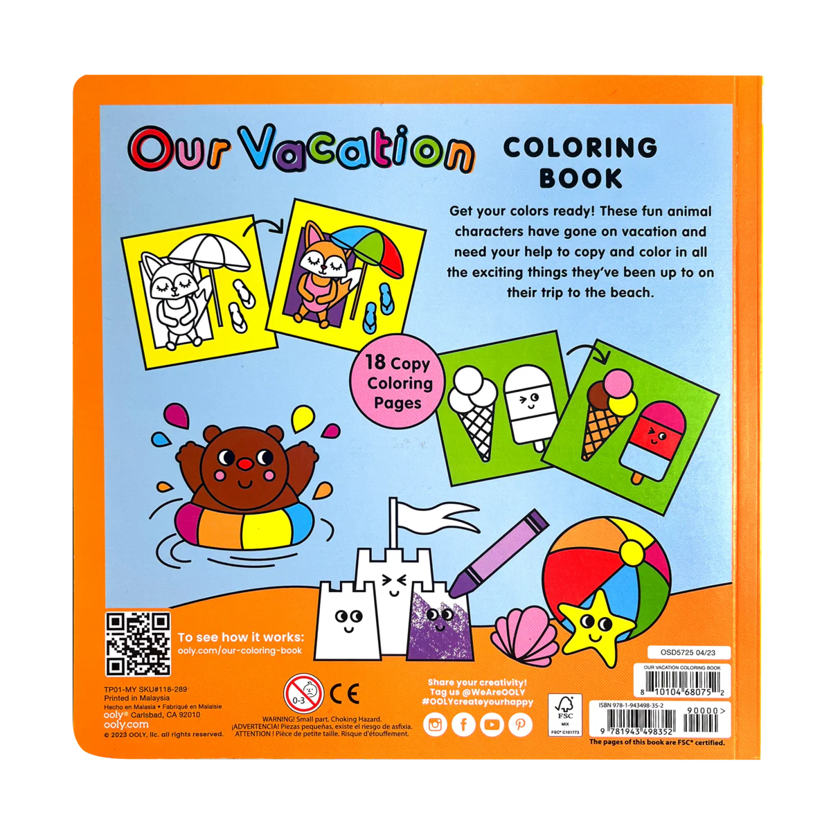 Our Vacation Coloring Book