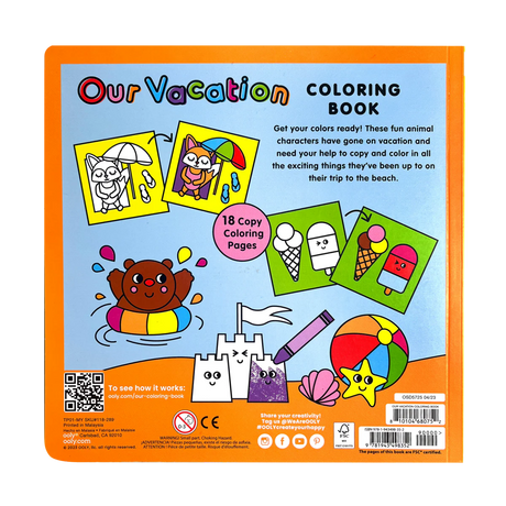 Our Vacation Coloring Book