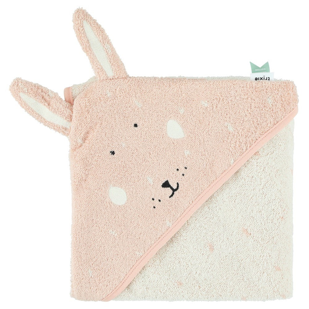 Hooded towel (75cm x 75cm) Mrs. Rabbit