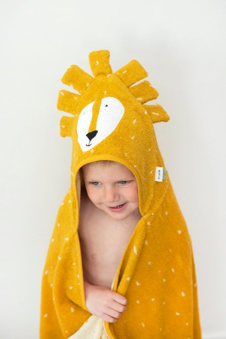 Hooded towel (75cm x 75cm) Mr. Lion