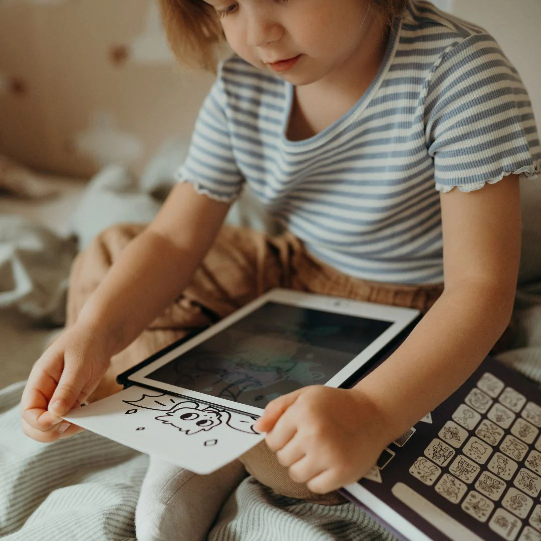 كتاب تتبع بشاشة LCD صغير - حيوانات (كيدي درو-ميني)