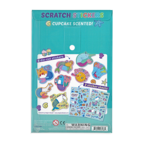 Scented Scratch Stickers - Mer-Made To Party