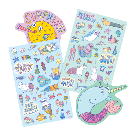 Scented Scratch Stickers - Mer-Made To Party