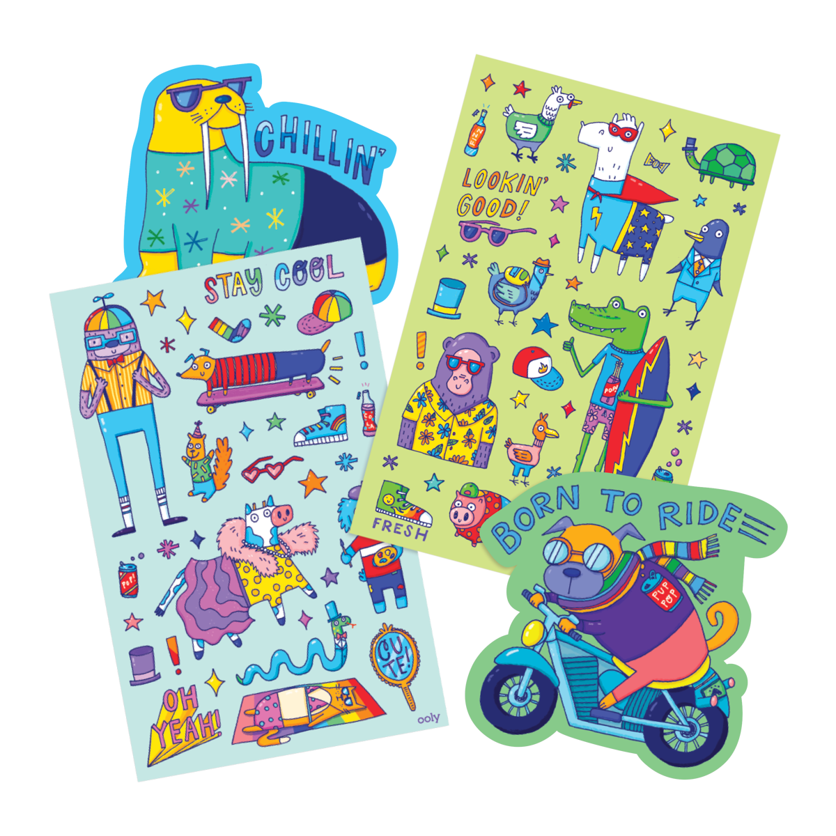 Scented Scratch Stickers - Dressed To Impress