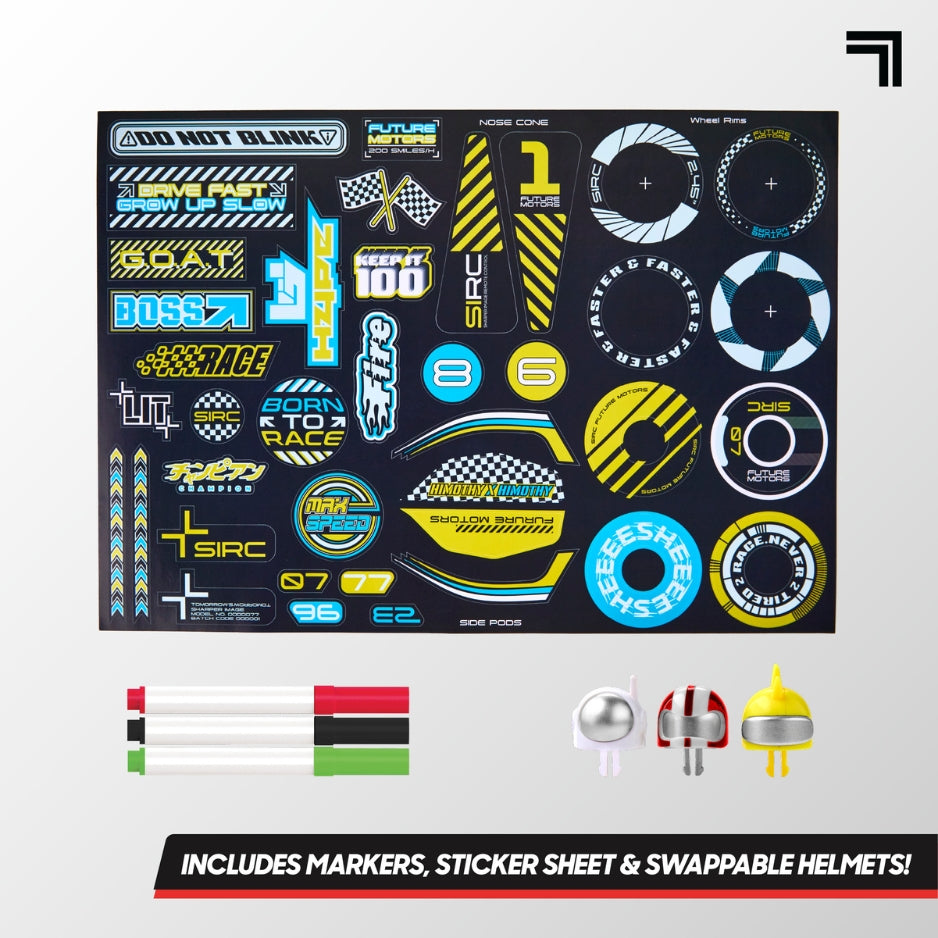 Racing Car Formula 1 Doodle