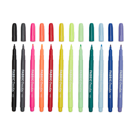 Fabric Doodlers Markers - Set of 12