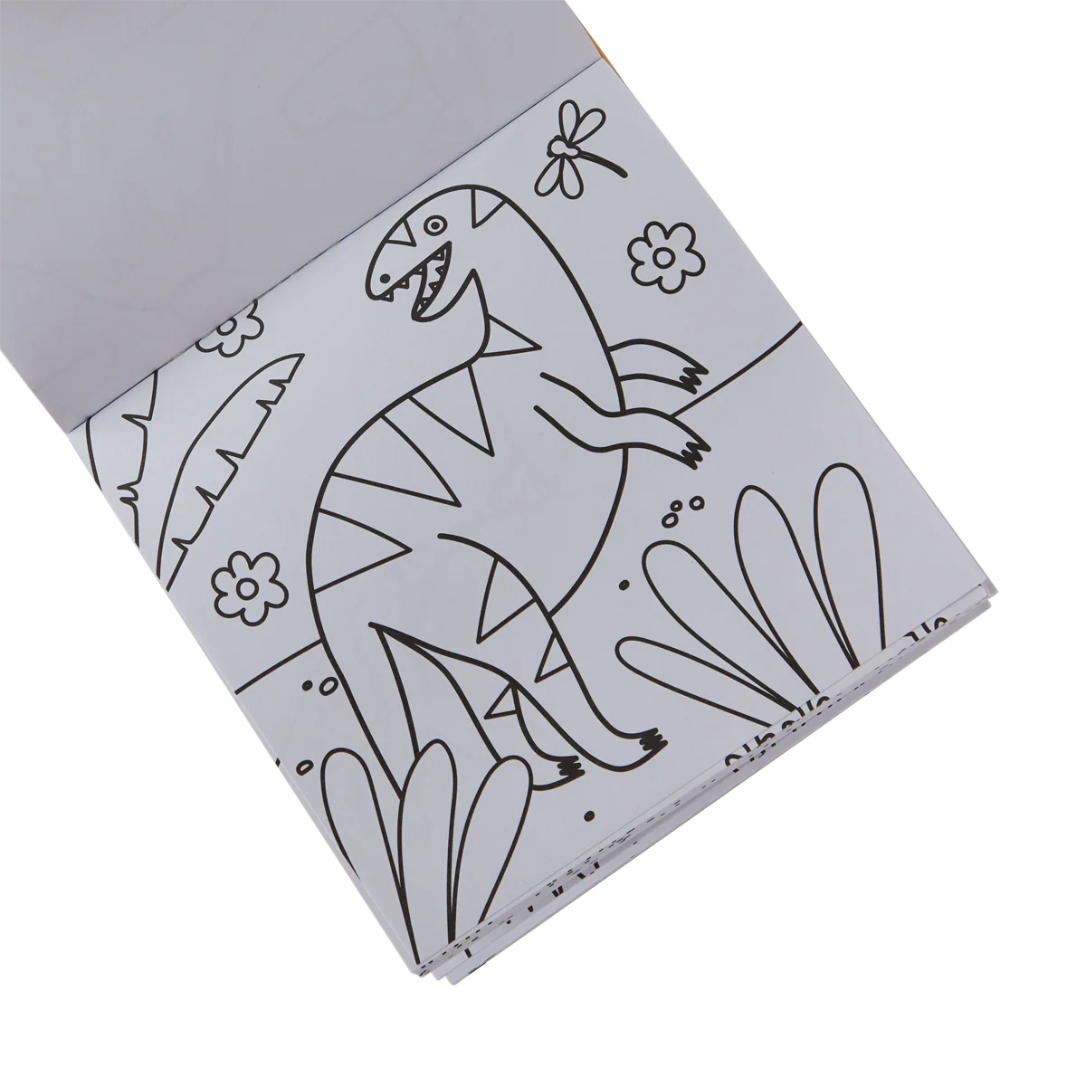 Coloring Book and Crayon Set - Dinoland - Set of 9 Crayons