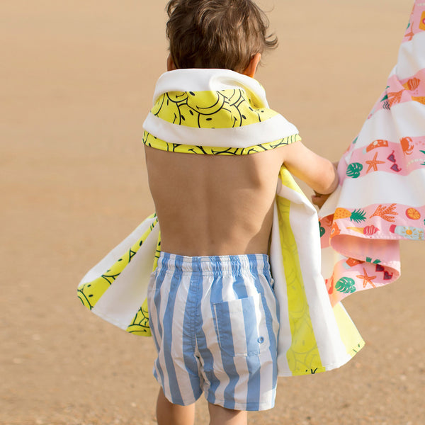 Quick Dry & Sand Free Towels - Kids - Smiley