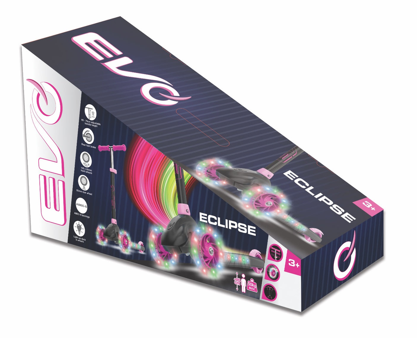 Evo Scooter Eclipse - Pink Black