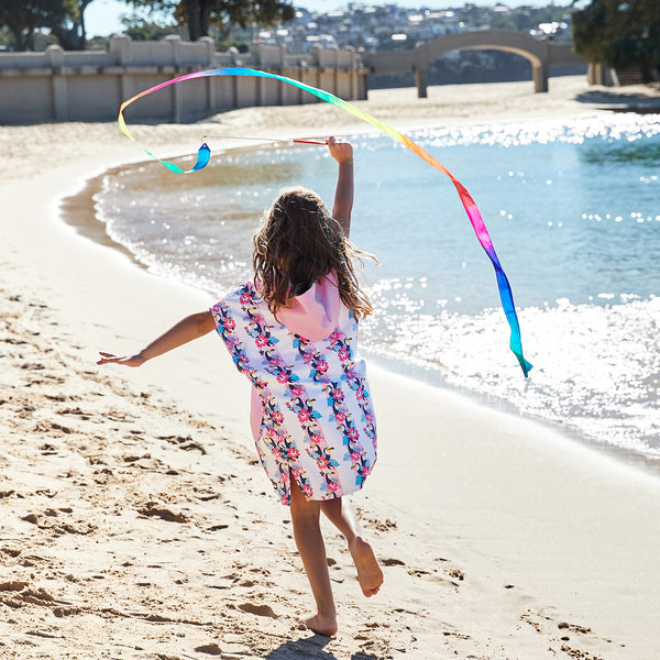 Quick Dry Poncho Towel - Toucan Tango