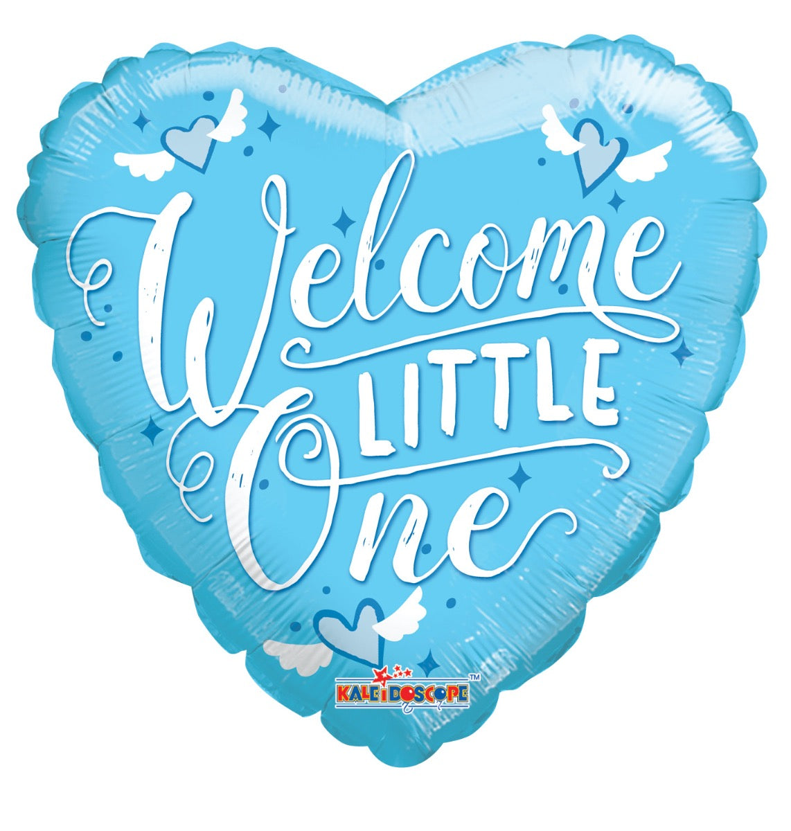 Welcome Little One Blue Foil Balloon 18"