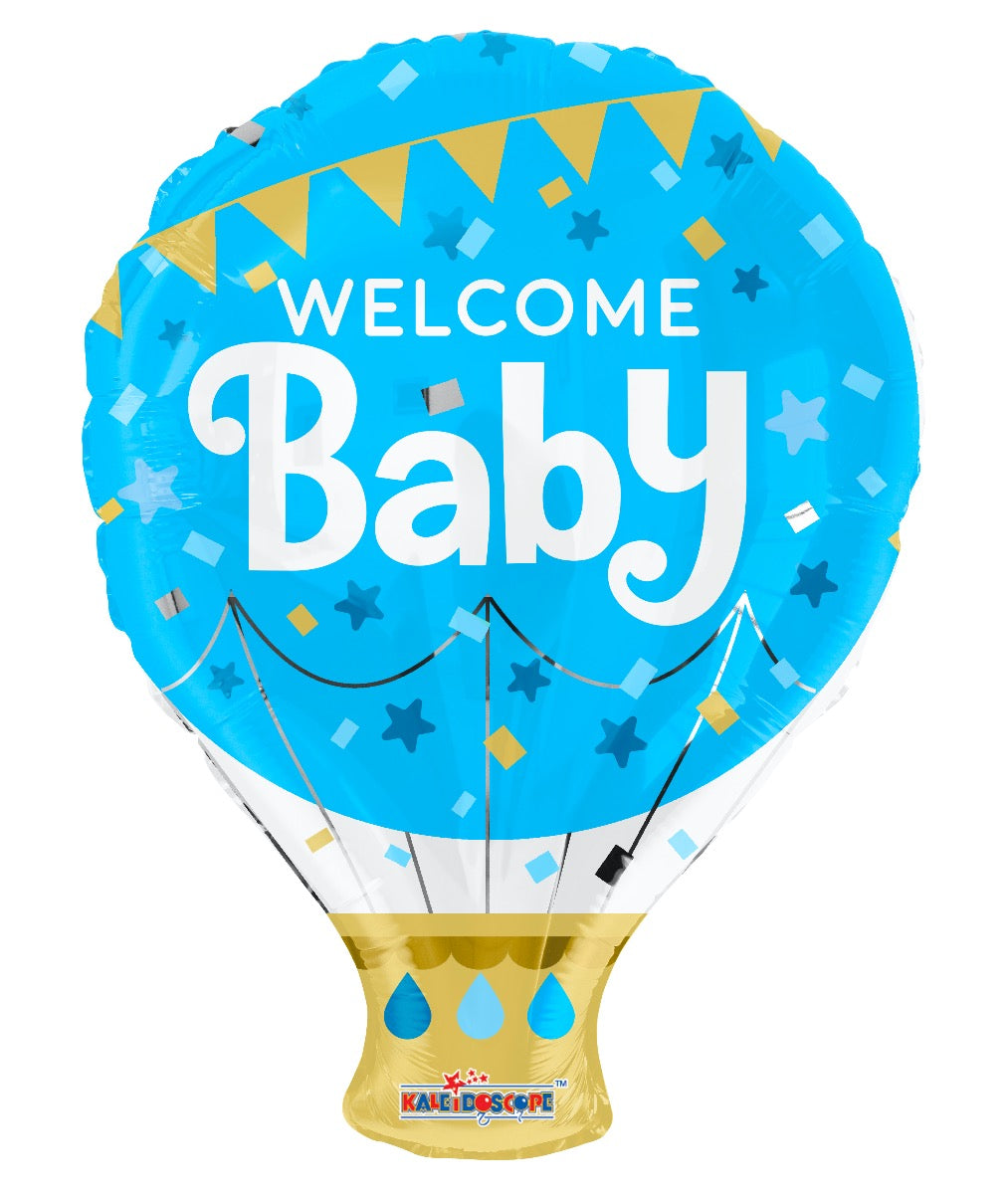 Welcome Baby Hot Air Balloon Shape 18"