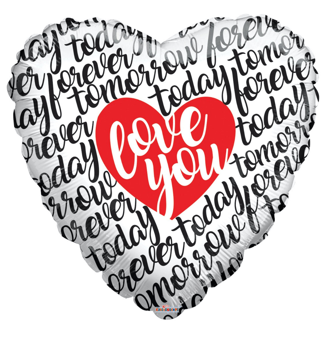 I Love You Script Foil Balloon 18"