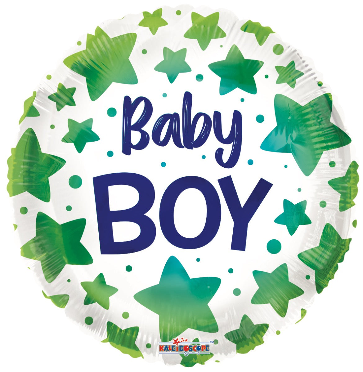 Baby Boy Stars Foil Balloon 18"