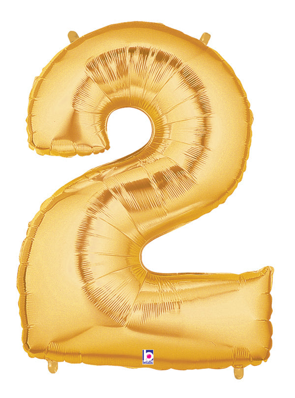 Gold Number Balloon 40"