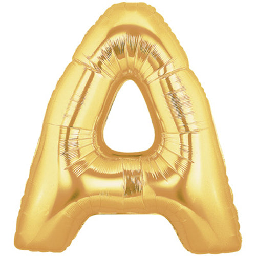 Gold Letter A Foil Balloon 100cm