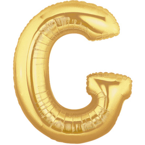 Gold Letter G Foil Balloon 100cm