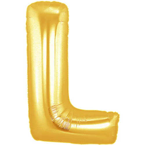 Gold Letter L Foil Balloon 100cm