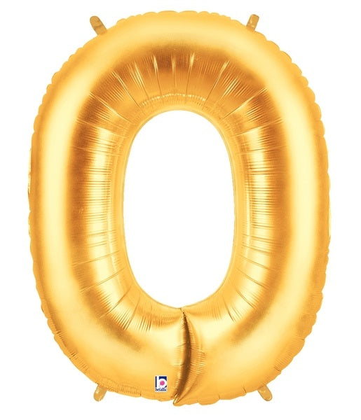 Gold Letter O Foil Balloon 100cm