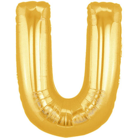 Gold Letter Foil Balloon 100cm