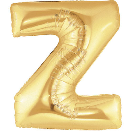 Gold Letter Z Foil Balloon 100cm