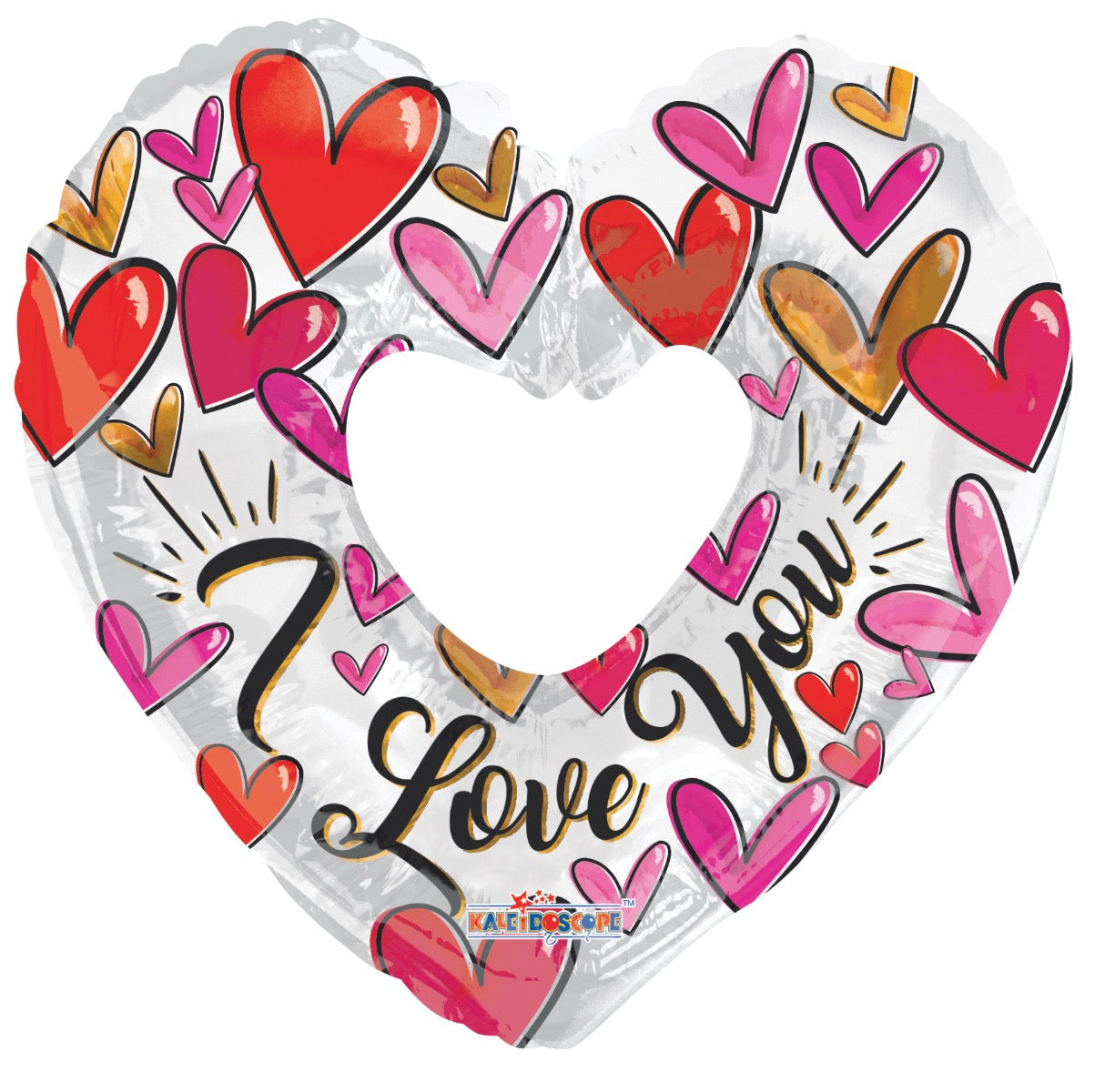 Trendy Heart Shape Foil Balloon 36"