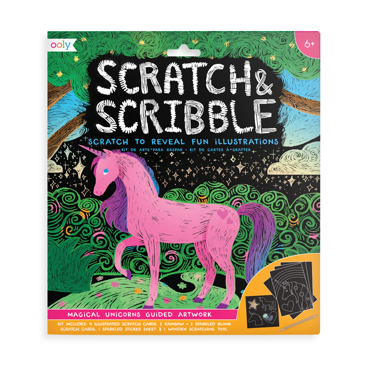 Magical Unicorn Scratch and Scribble
