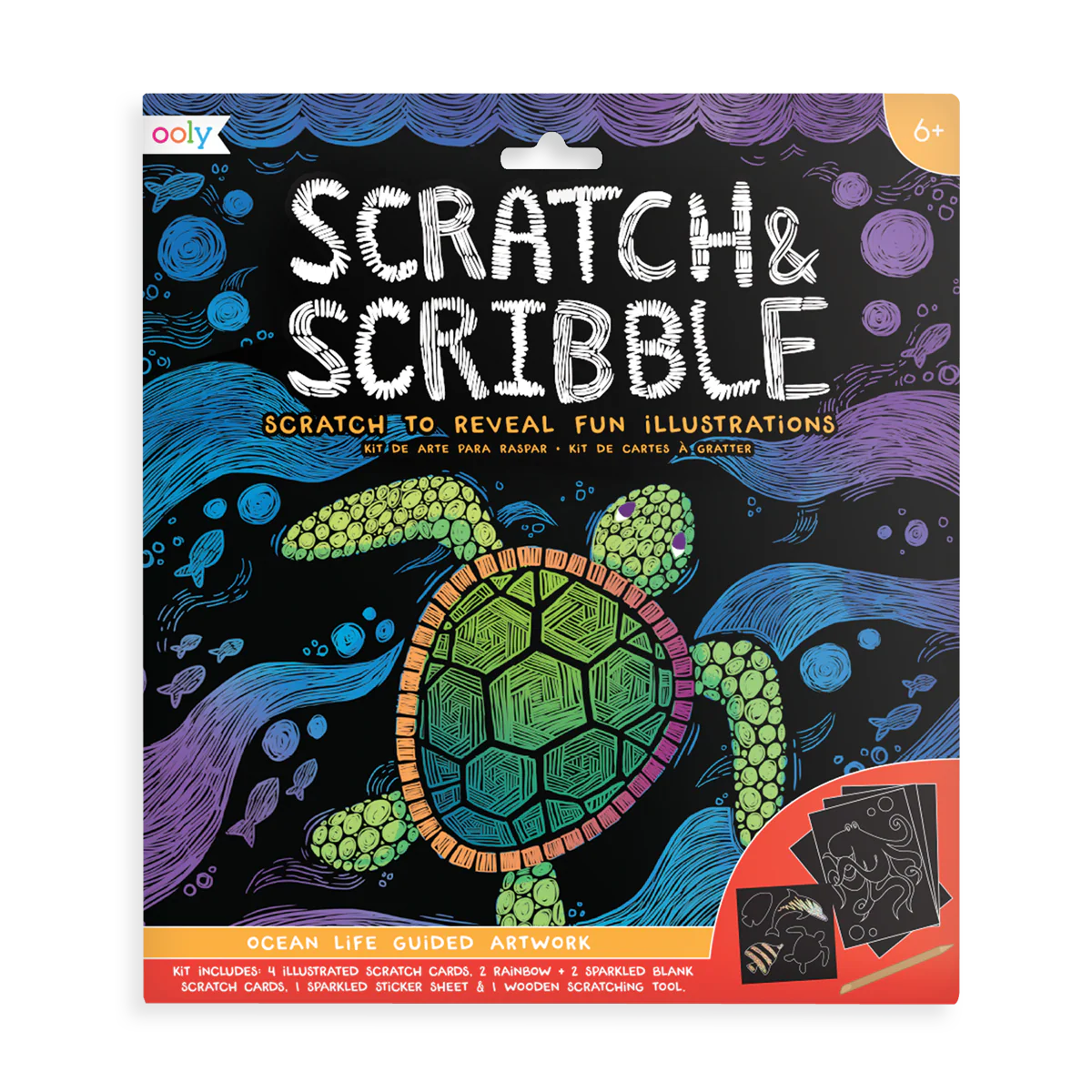 Ocean Life Scratch and Scribble