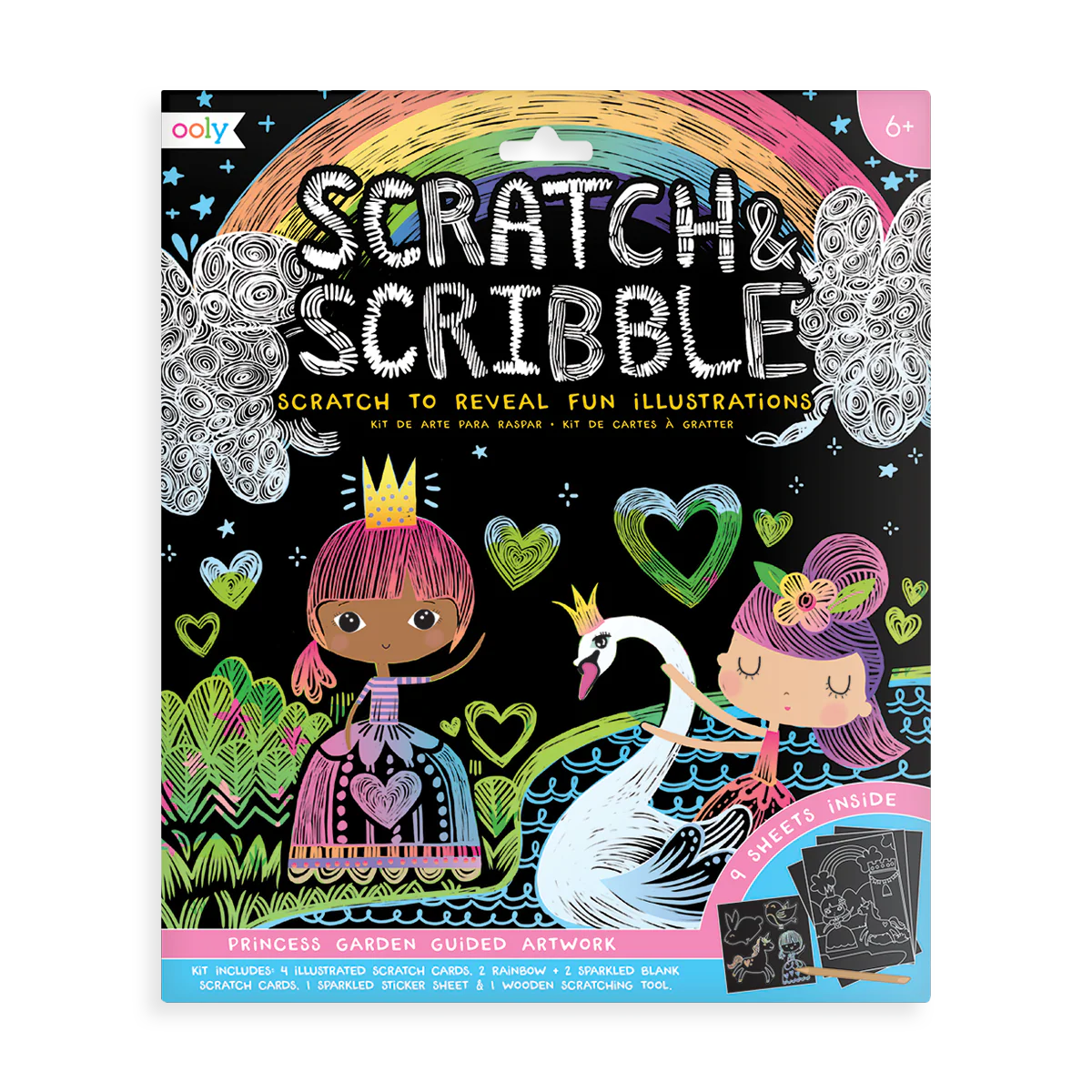Princess Garden Scratch and Scribble