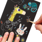 Safari Party Scratch and Scribble Mini Scratch Art Kit