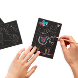 Funtastic Friends Scratch and Scribble Mini Scratch Art Kit