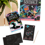 Funtastic Friends Scratch and Scribble Mini Scratch Art Kit
