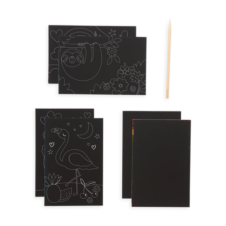 Funtastic Friends Scratch and Scribble Mini Scratch Art Kit
