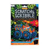 Monster Truck Mini Scratch and Scribble Art Kit