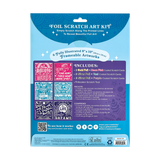 Scratch and Shine Foil Scratch Art Kit - Amazing Affirmations