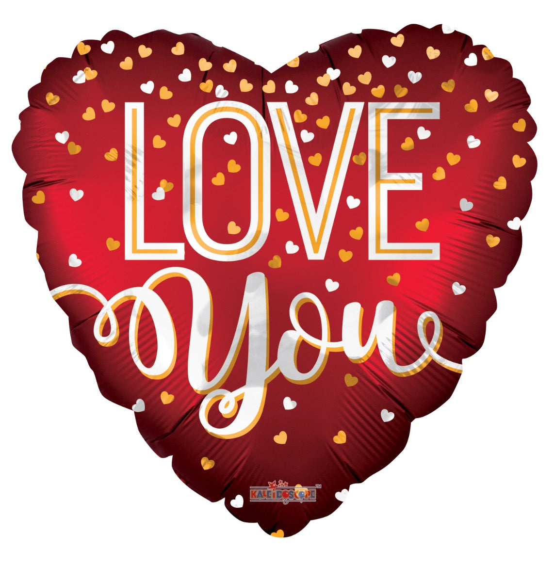 Love You Red Matte Foil Balloon 36"