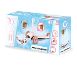 سكوتر إيفو ميني كروزر وردي باستيل – سكوتر للأطفال مع سلة أمامية / لعبة ركوب بإضاءة