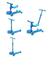 سكوتر إيفو 4 في 1 إيفولف – سكوتر متعدد الأوضاع للأطفال باللون الأزرق