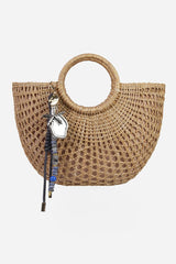 Bobby Bag Charm - Grey with Mirror